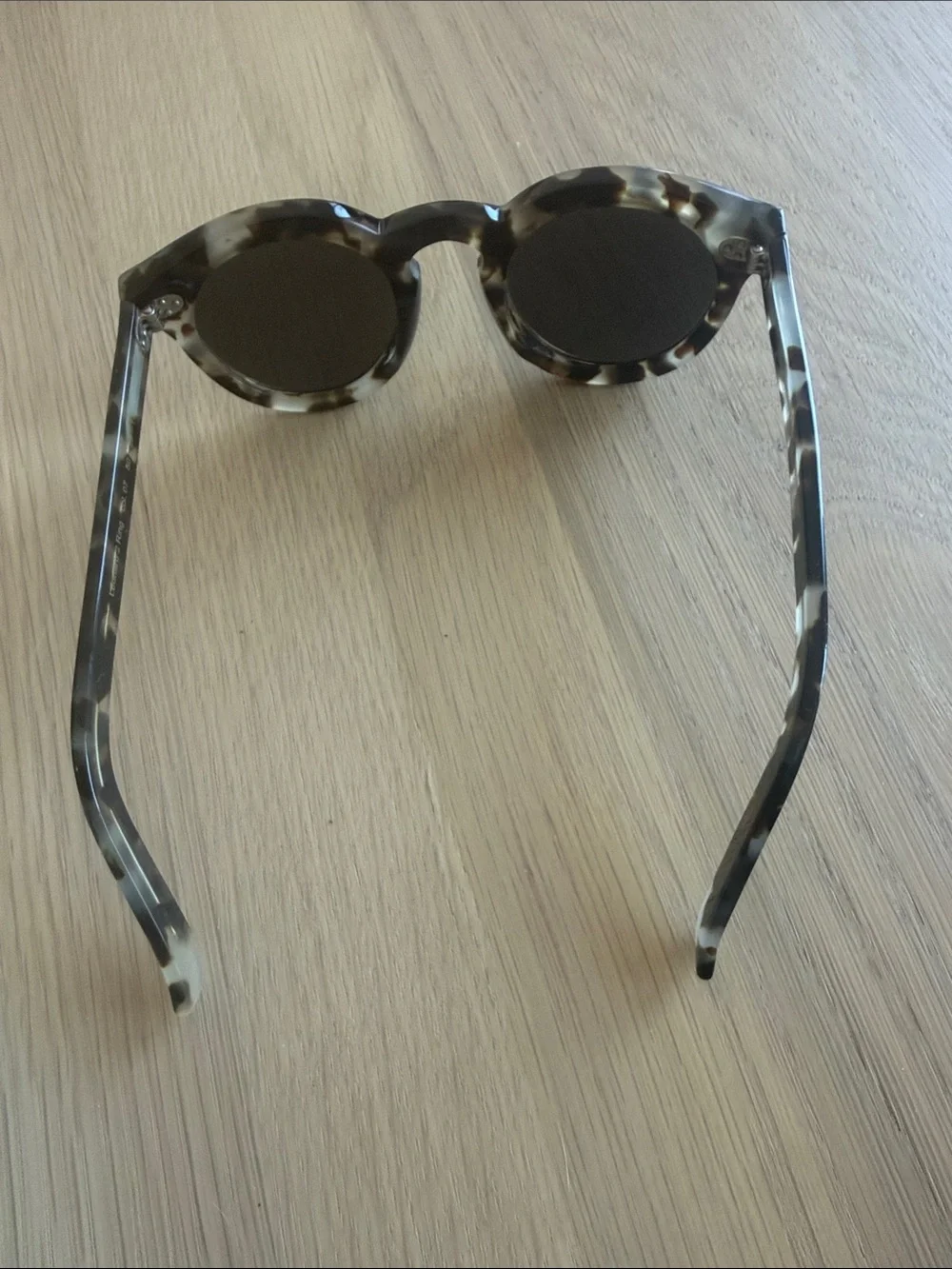 Illesteva Leonard 2 Ring Tortoise Shell Sunglasses with Gold Ring